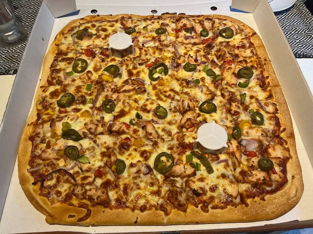 fresh pizzas served at Square Pizza Kebab House in Edinburgh